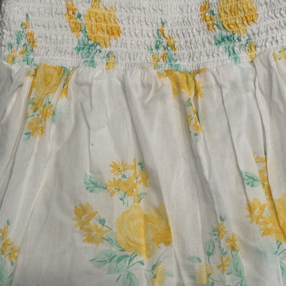 THE NATALIE FLORAL SMOCKED BUBBLE SLEEVE DRESS sz 5 - Picture 8 of 9